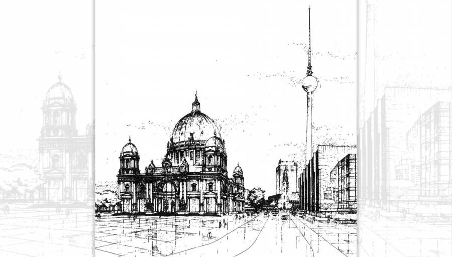 Graphic of Berlin Cathedral