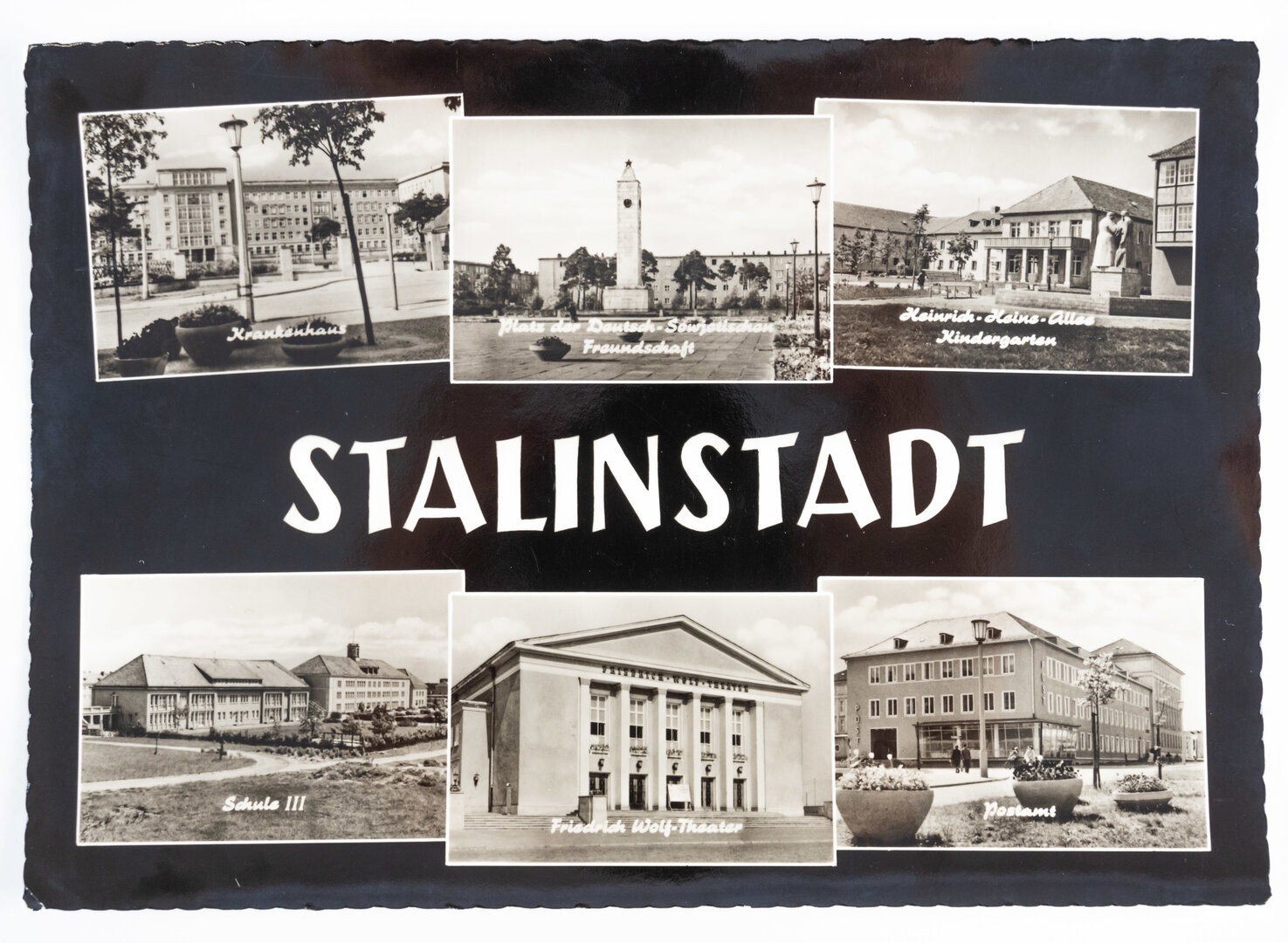 Postkarte "Stalinstadt" | DDR Museum Berlin